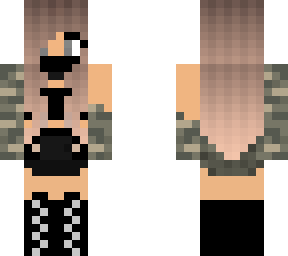 camouflage girl