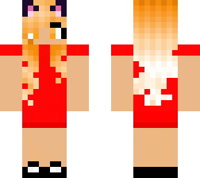 plain red dress