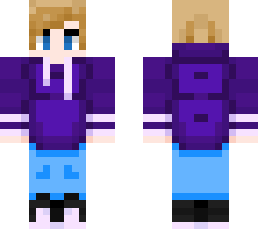purple hoodie