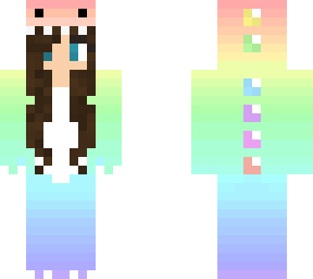 rainbow dino girl