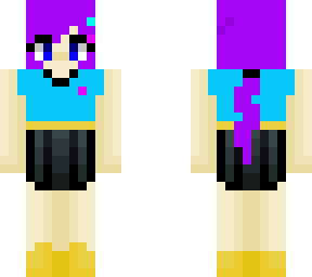 -girl with purple hairs- -ce-