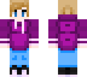 magenta hoodie