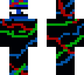 ninja wrapped in confetti