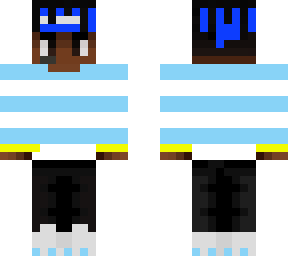 ski mask w/ bands /blue