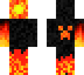 on fire