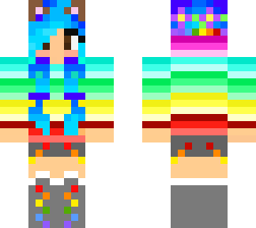 rainbow girl