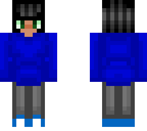 blue  and black   girl !!!!