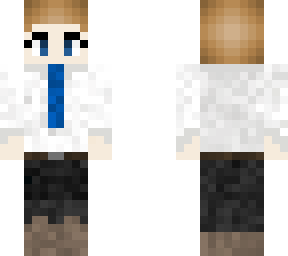 blue tie suit