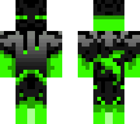 green hooded enderman