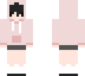pink hoodie girl