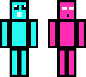 upgrade to half pink half blue