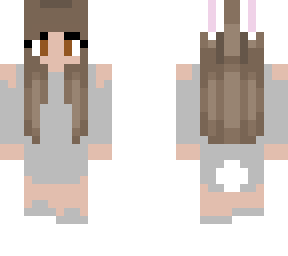 bunny girl in nightgown