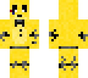 Withered Golden Freddy Minecraft Skin
