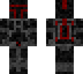 black/red mandalorian
