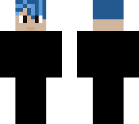 blue hair dude head base