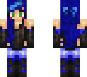 deep blue girl