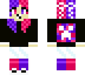 pink and purple hair