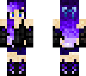 Purple Fade Girl | Minecraft Skin