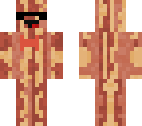 bacon with a bow tie