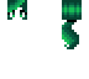 curly ponytail - ever green fade - hb