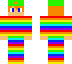 der regenbogen junge mit grner cap