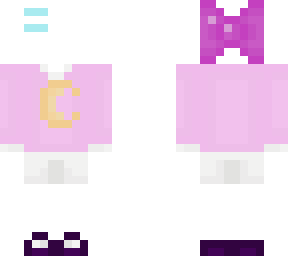 kawaii aesthetic moon shirt + shorts base