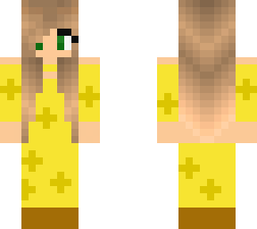 pretty yellow dress flower girl