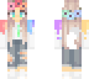 rainbow wolf edit