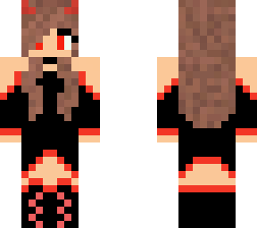 red shadow demon girl