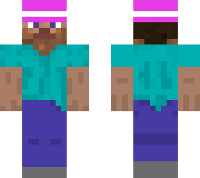 steve wityh pink hat-