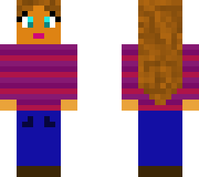 striped shirt girl.