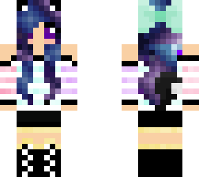 cat girl with a bow