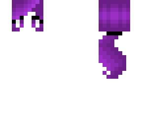 curly ponytail - grape purple - hb
