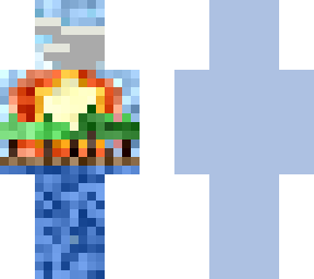 lake pixel art scenario