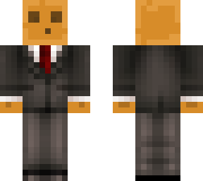 orange slime in suit