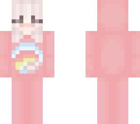 pink care bear (short hairish)