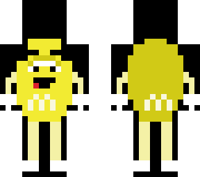 yellow m&m