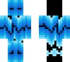 blue fire wave monster