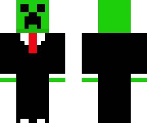 creeper in a tuxedo