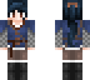 erin in a blue tunic