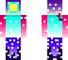 vapor-wave t.v head  (first skin)