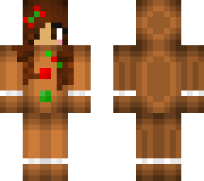 girl gingerbread onesie .