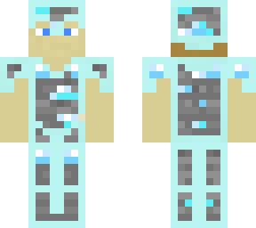 guy wearing diamond ore armor