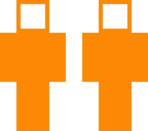 orange cube man (inspired from alan becker)