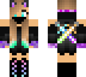 rainbow wolf assassin girl