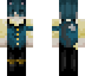 simon (blue vest) ears and tail