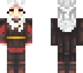 white haired elven girl