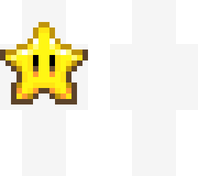 yellow star pixel art (by:iv4n2p)
