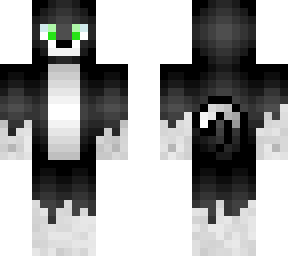 black white kitty