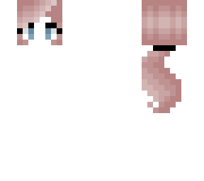 curly ponytail - strawberry milk - hb